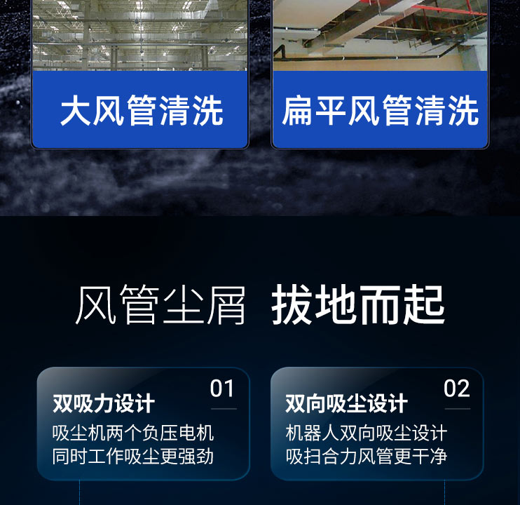 快通牌KT-976中央空調風掃吸一體機器人(8)